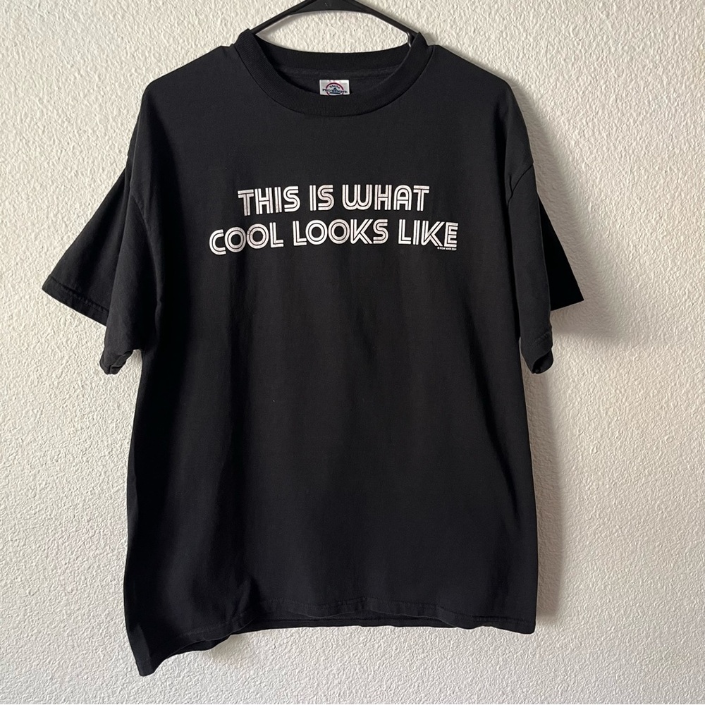 This Is What Cool Looks Like Novelty Sarcastic Humor Mens Short Sleeve Shirt L